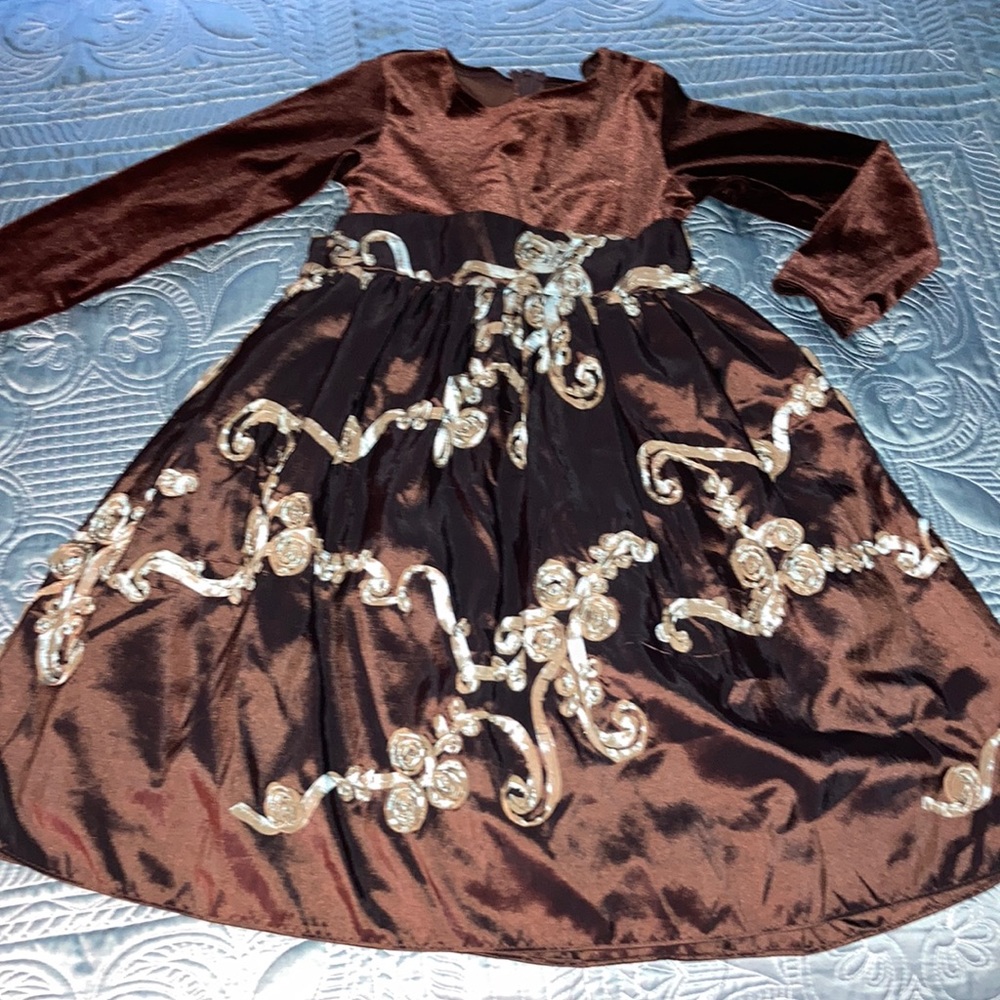 Girls’ Velvet Dress